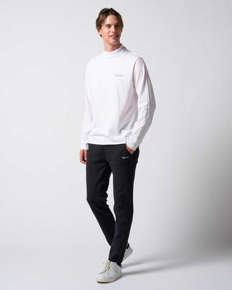 【muta × wjk】cut-off mock-neck L/S(printed)