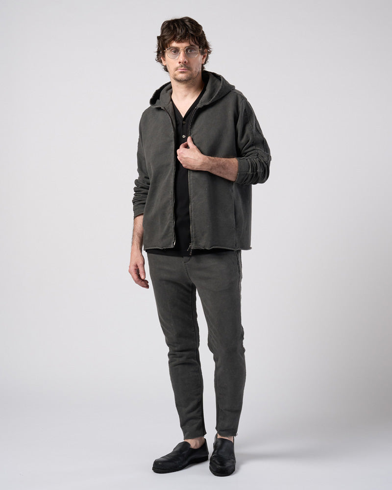 compact urake cut-off line pants