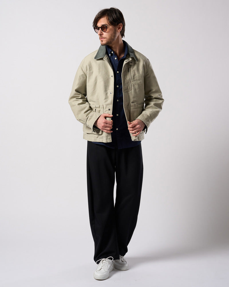 heavy moleskin short coverall jacket