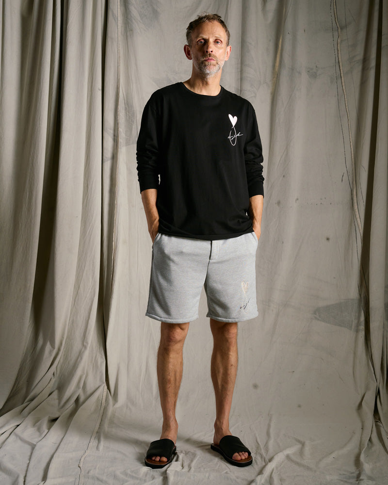 【Maison Honoré Paris × wjk】heart fish dry french terry shorts