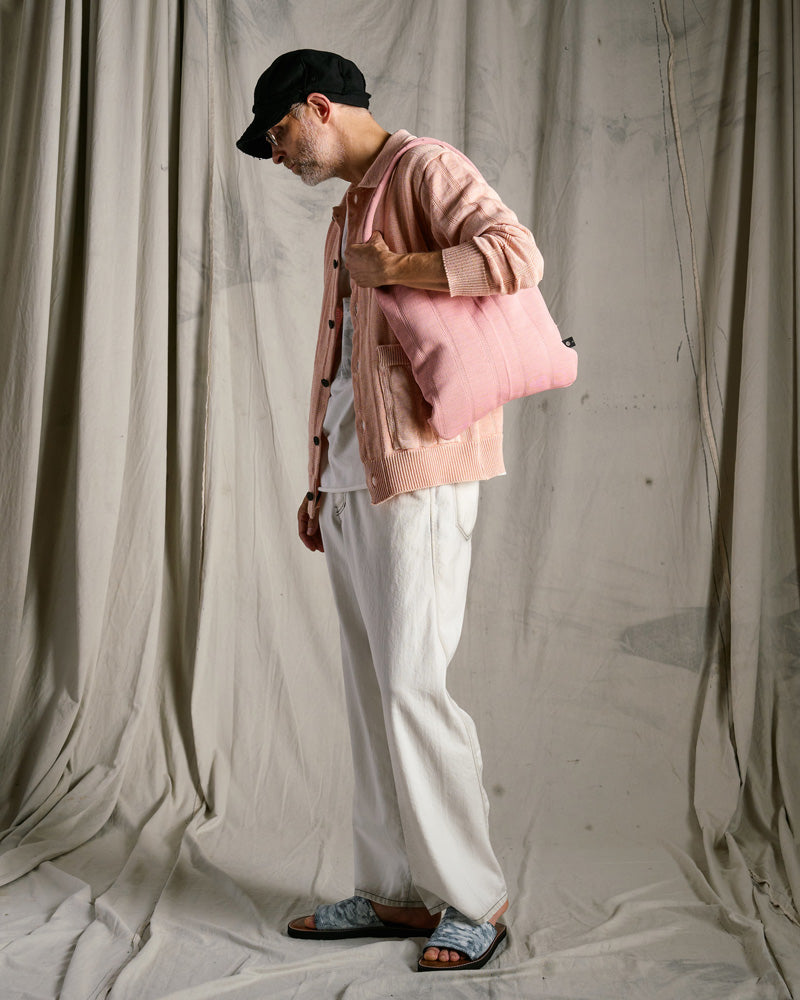 stripe knit bag