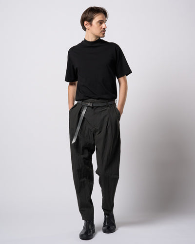 luxury cotton mock neck S/S