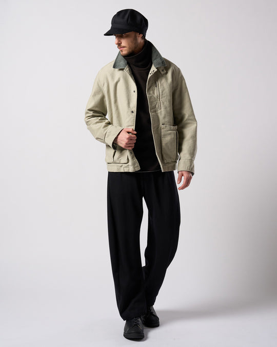 heavy moleskin short coverall jacket
