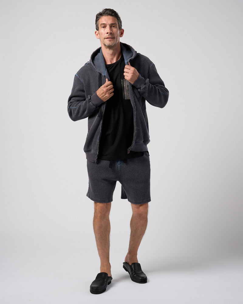 contrast pocket pull-over