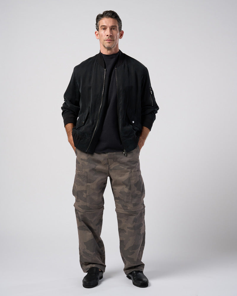 cut-off semi mock neck S/S