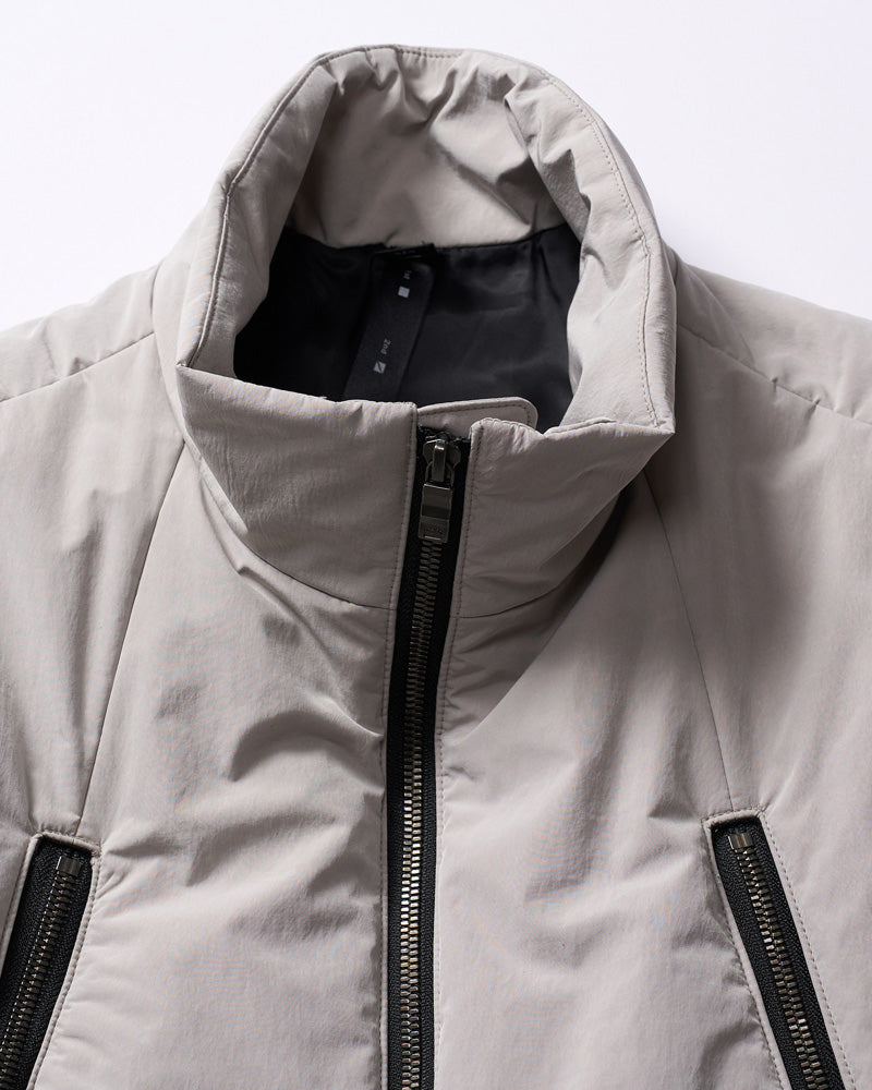 solid zip vest