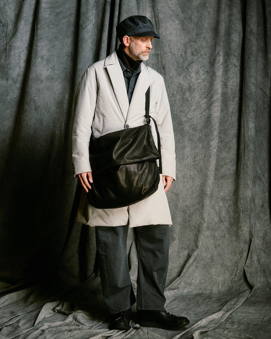 double breasted solid coat