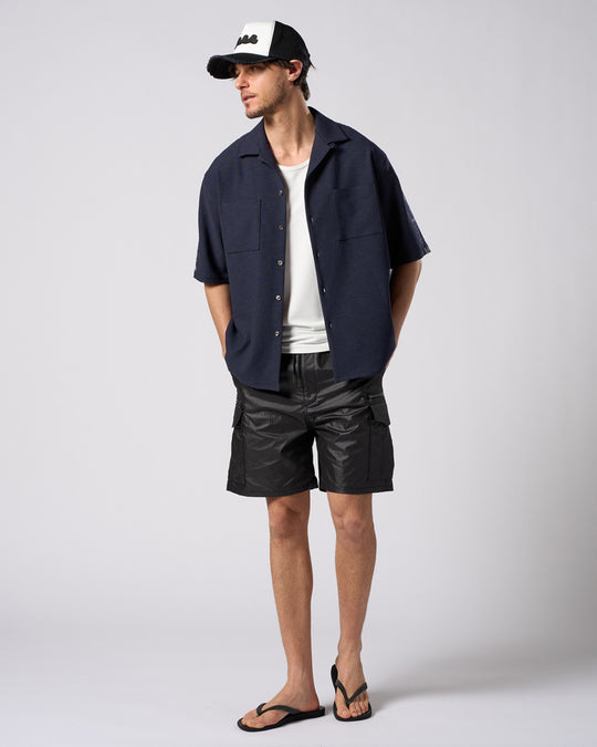 solid cargo shorts