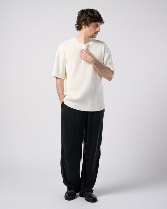 cupro vintage knee tuck easy pants