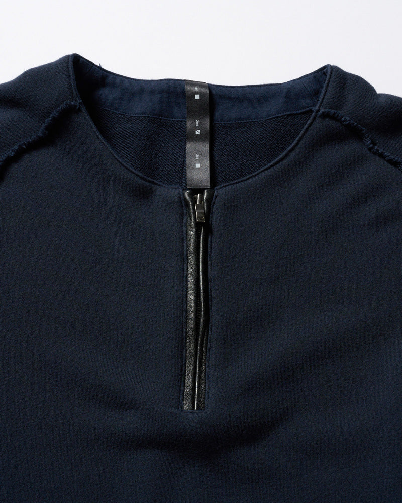 soft luxe urake half-zip sweatshirt