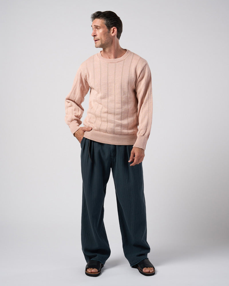 GIMA stripe knit pull-over