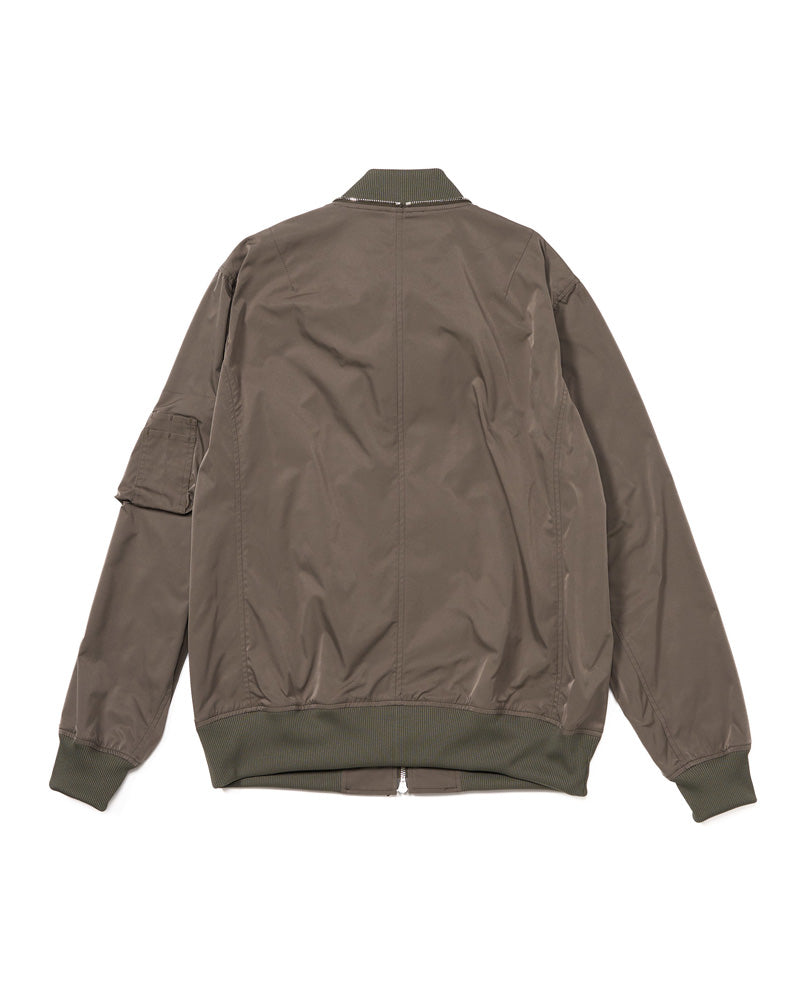 neck zip blouson