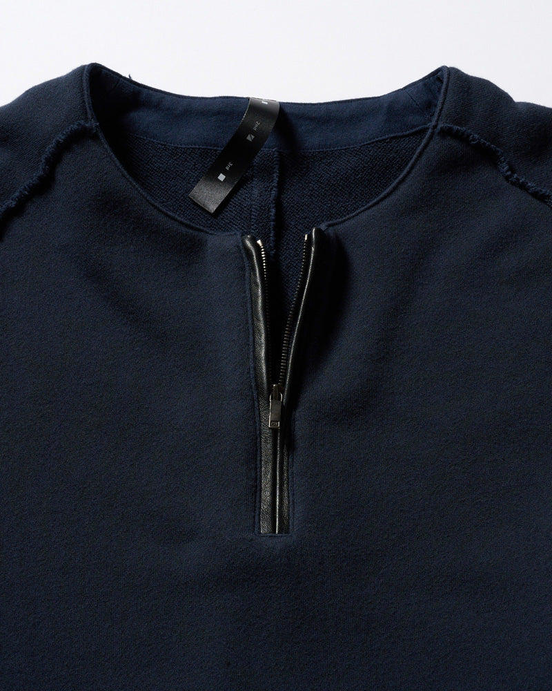 soft luxe urake half-zip sweatshirt