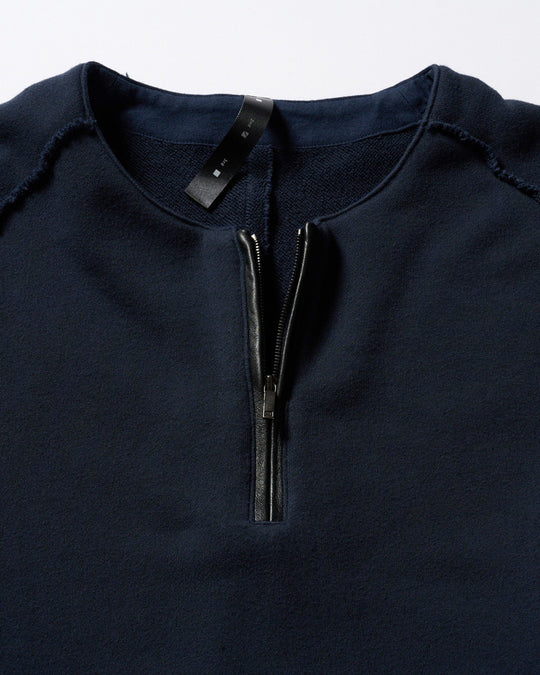 soft luxe urake half-zip sweatshirt
