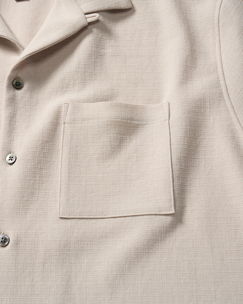 bandana print panel open shirt – wjk online store