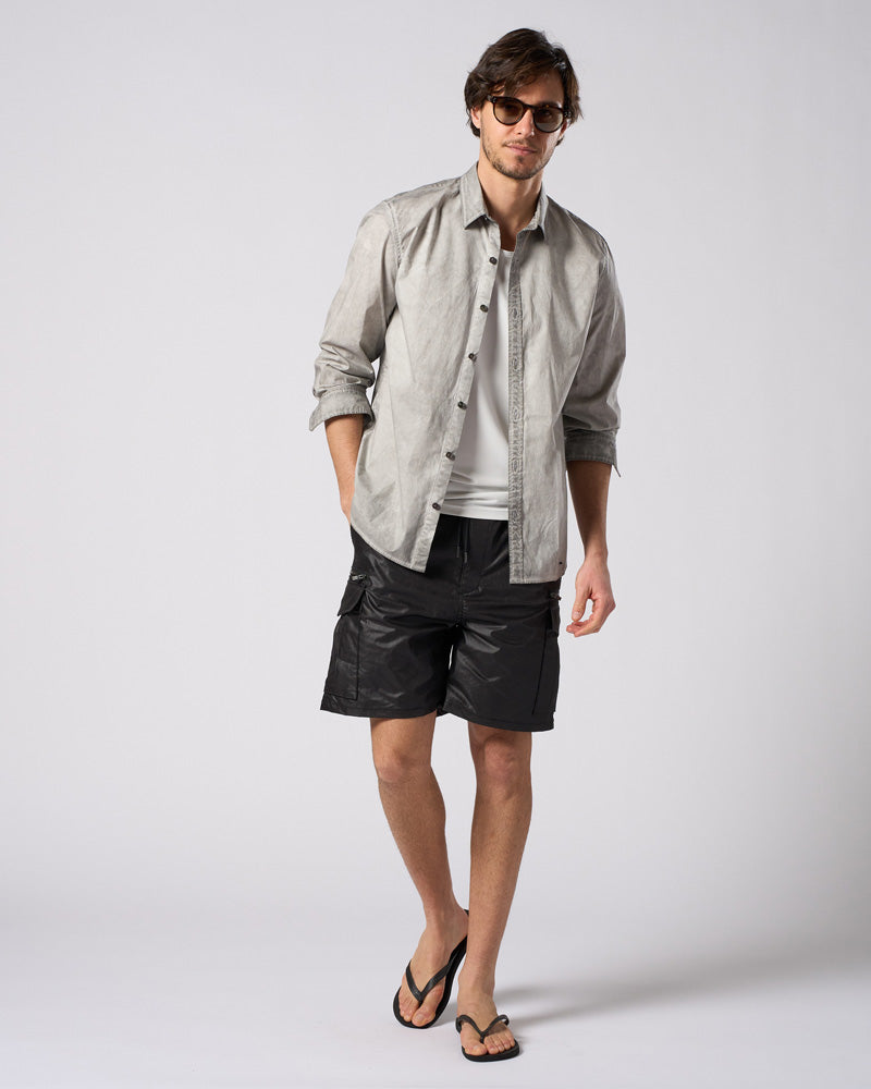 solid cargo shorts