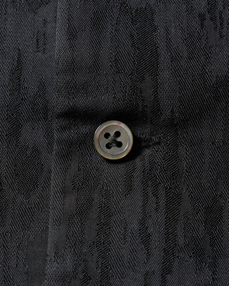 jacquard open collar shirt