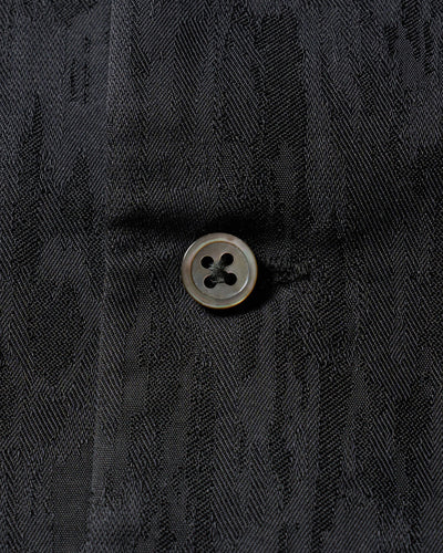 jacquard open collar shirt