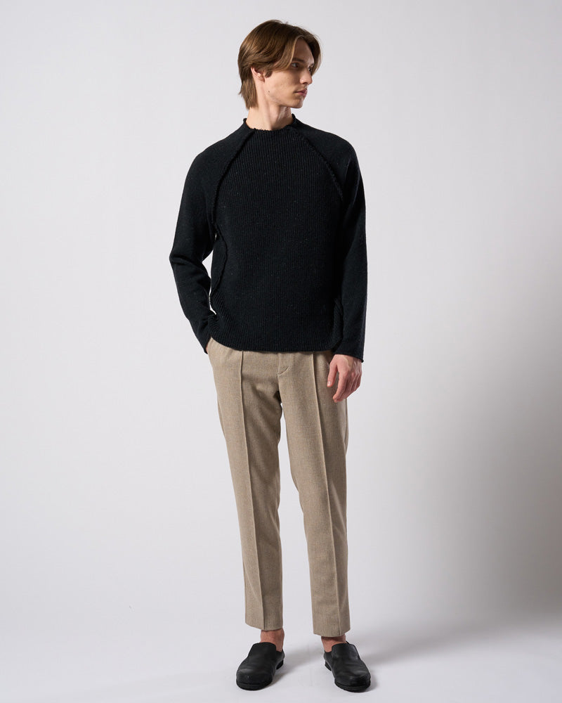 comfort pin-tuck slim slacks