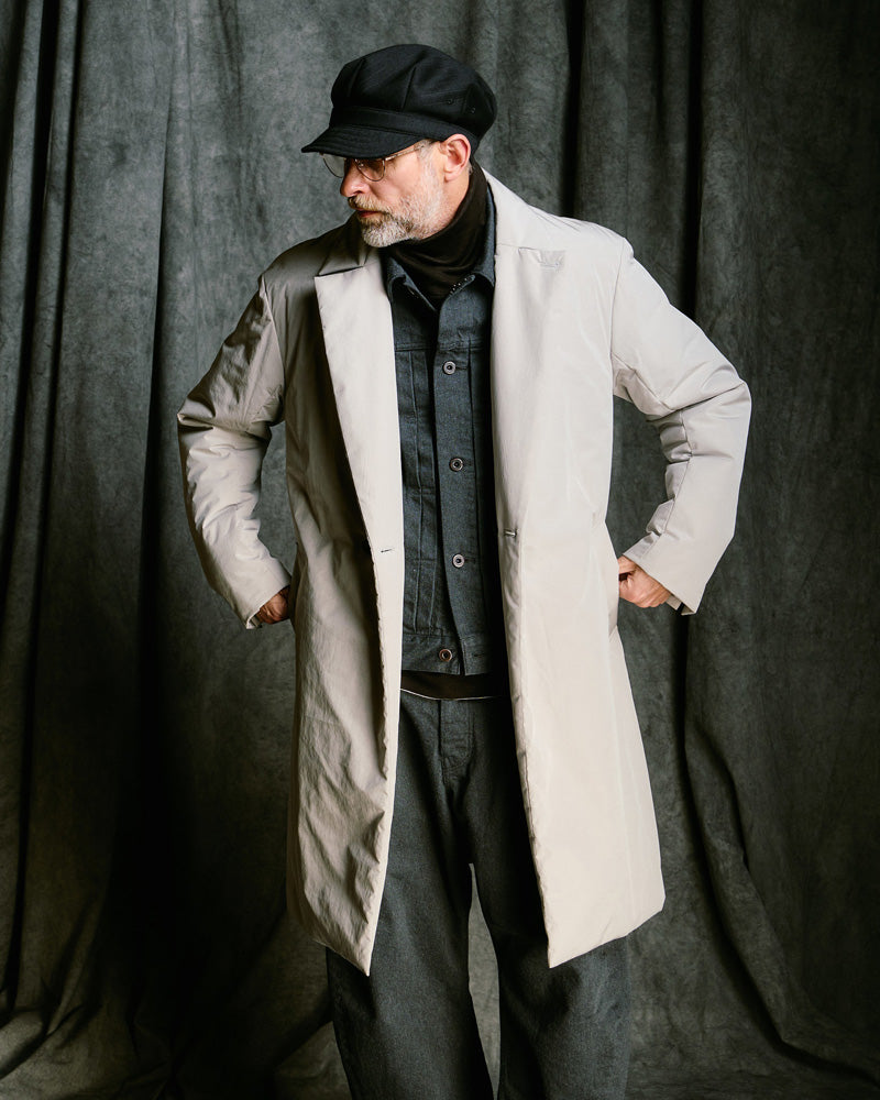 double breasted solid coat