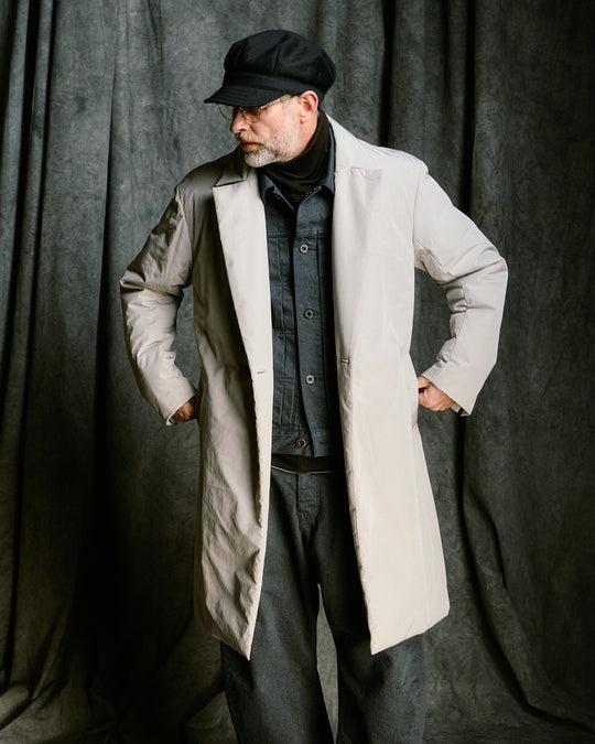 double breasted solid coat