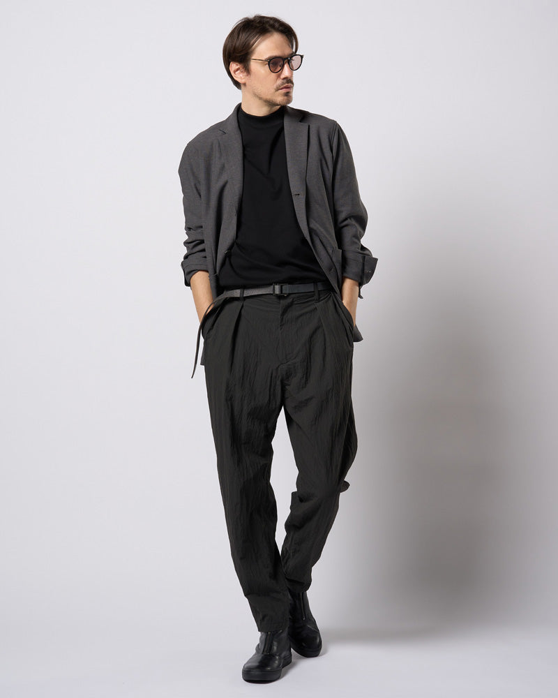 luxury cotton mock neck S/S