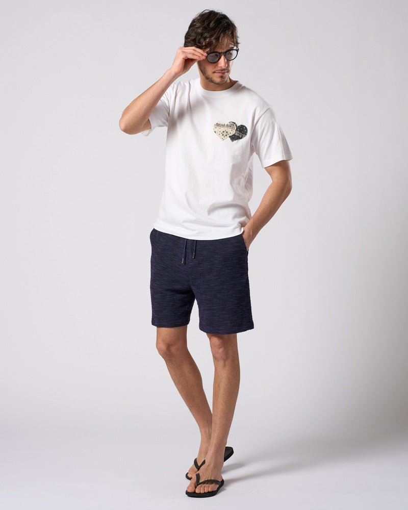 【muta × wjk】knit jacquard relax shorts