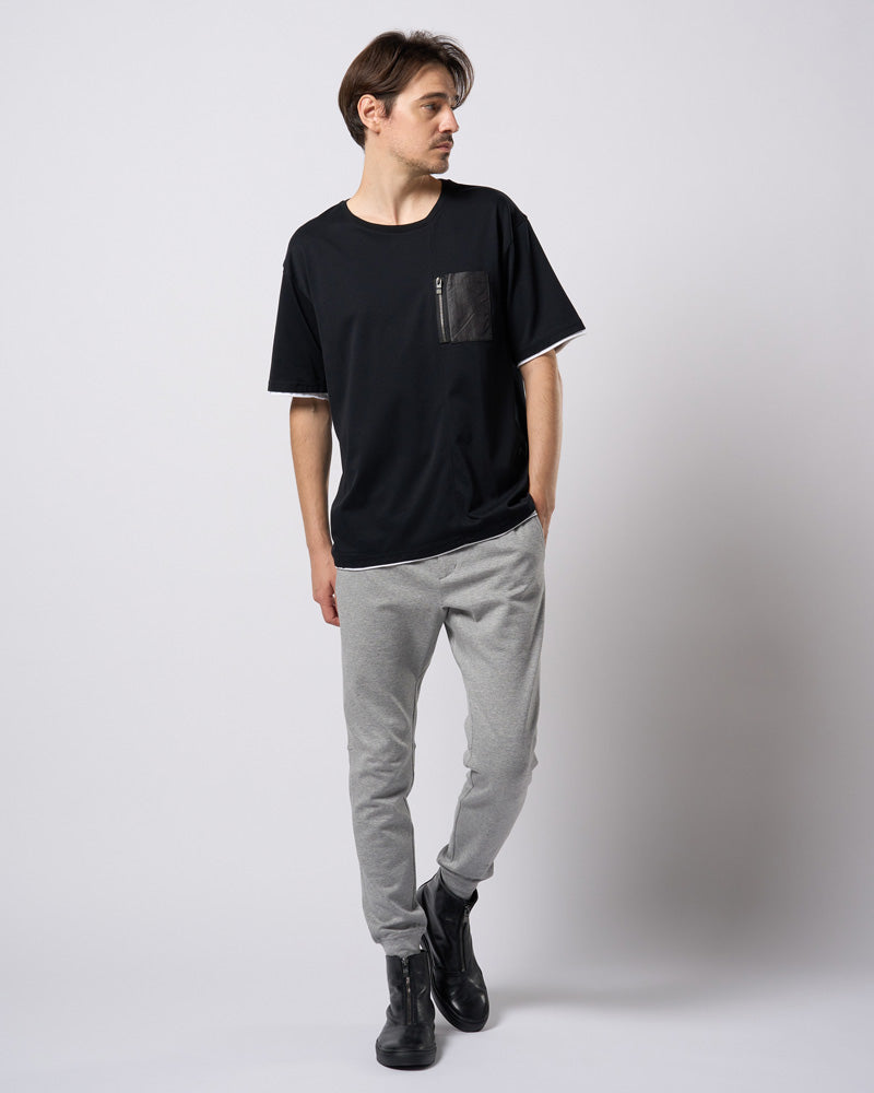 cool touch zip-pocket S/S