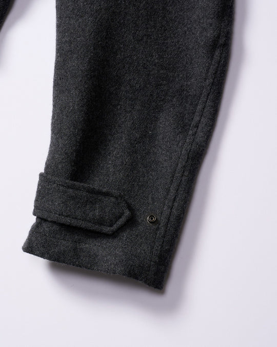 milled wool field jacket
