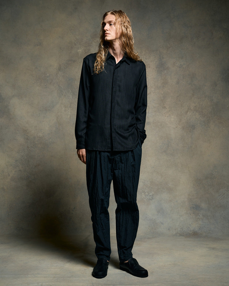 fly front shirt