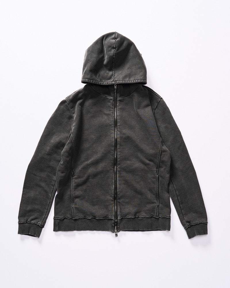 basic zip-up parka (piece-dyed)