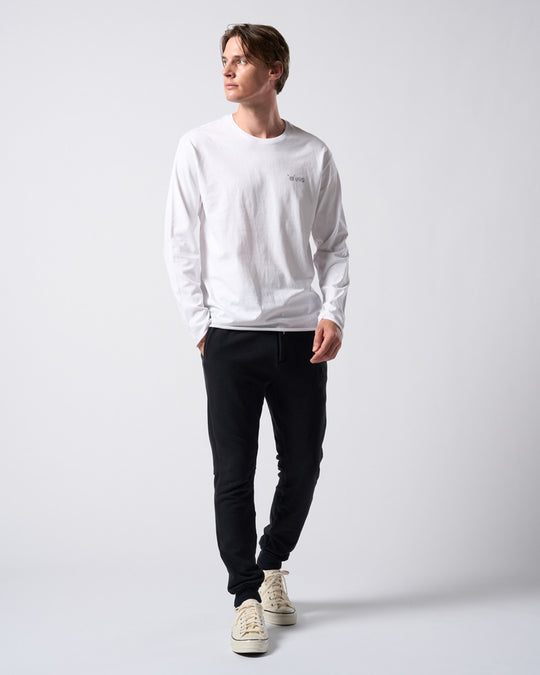 【muta × wjk】cut-off crew-neck L/S(printed)
