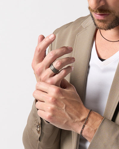 IVXLCDM ×wjk  croco pattern middle ring