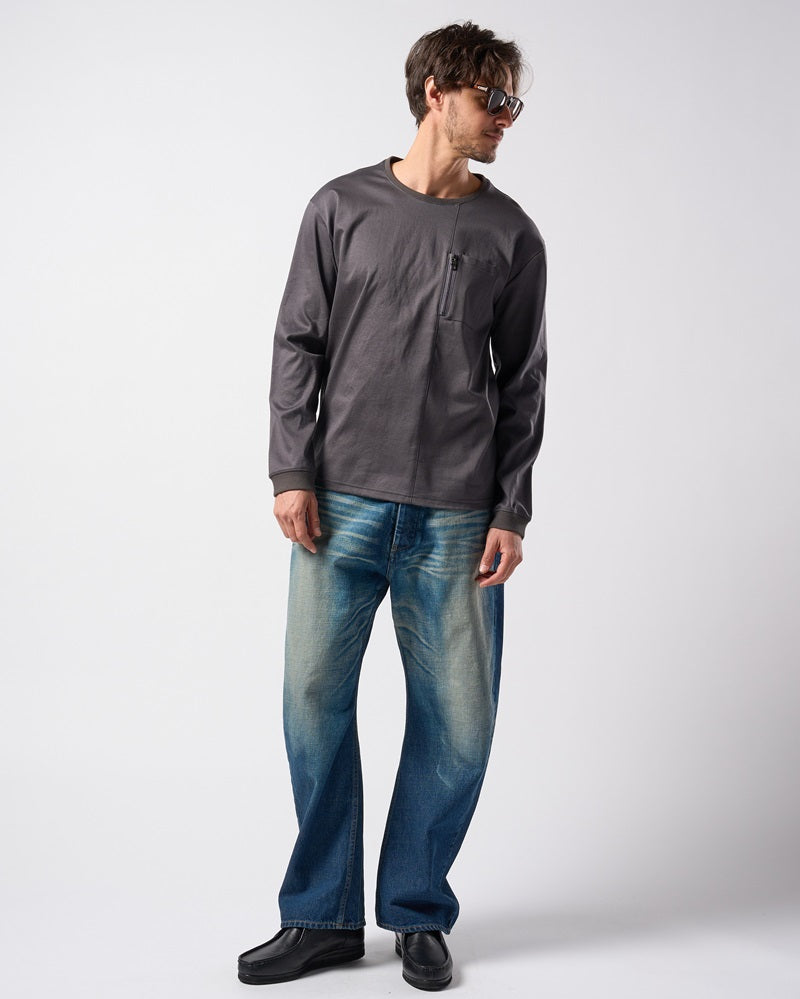 zip-pocket L/S