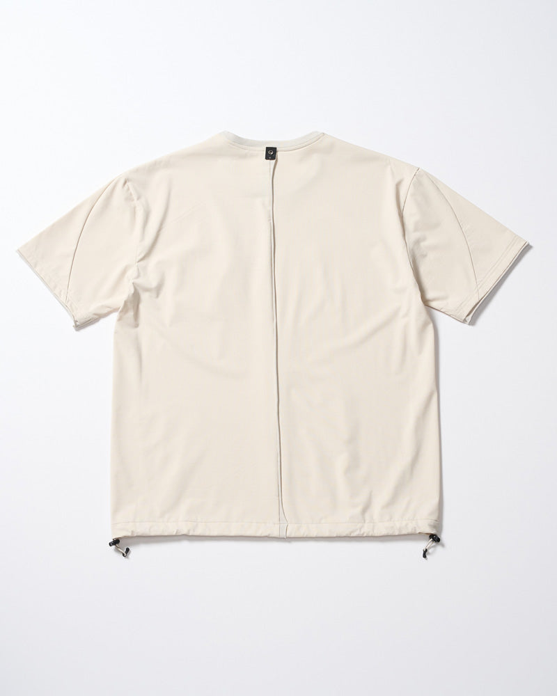 drawstring leather pocket S/S
