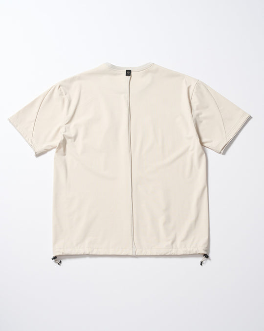 drawstring leather pocket S/S