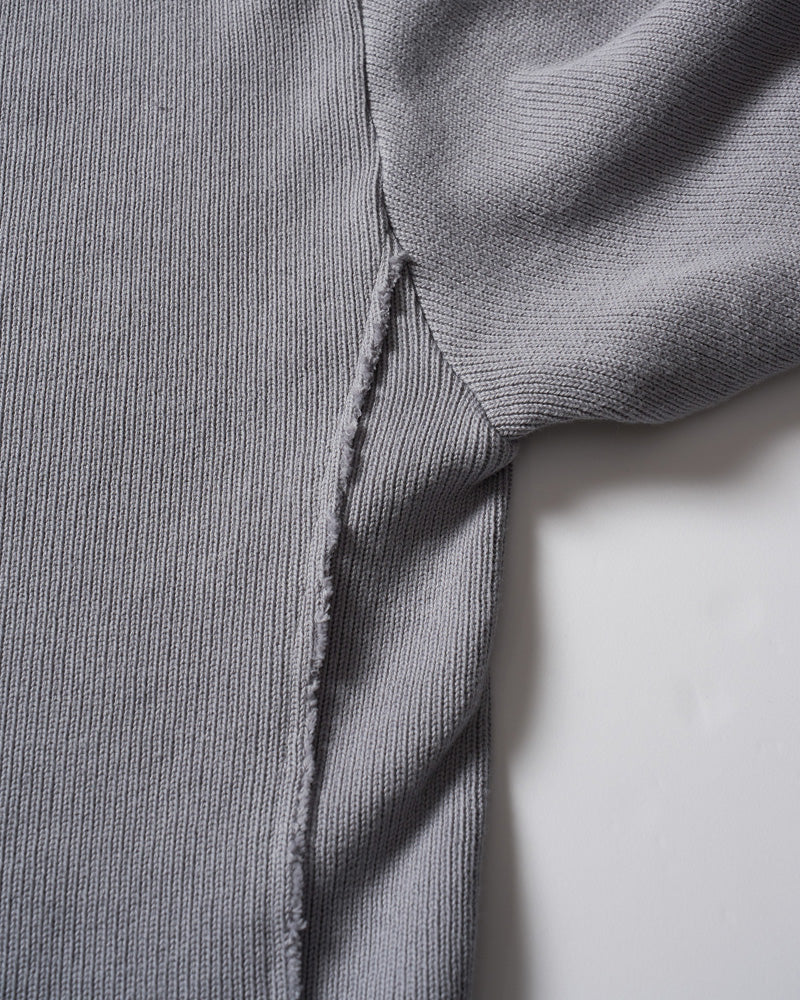 quarter-knit key neck H/S