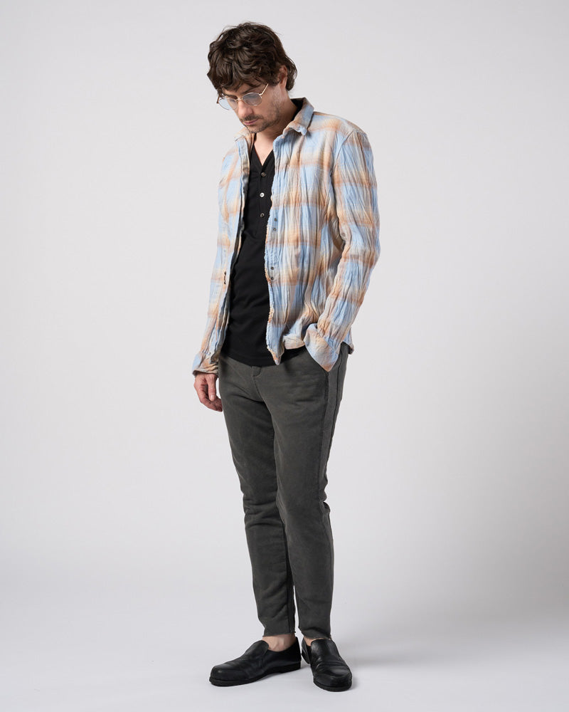compact urake cut-off line pants