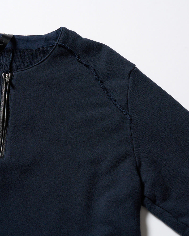 soft luxe urake half-zip sweatshirt