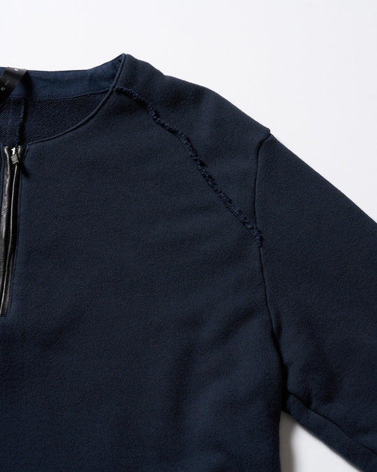 soft luxe urake half-zip sweatshirt