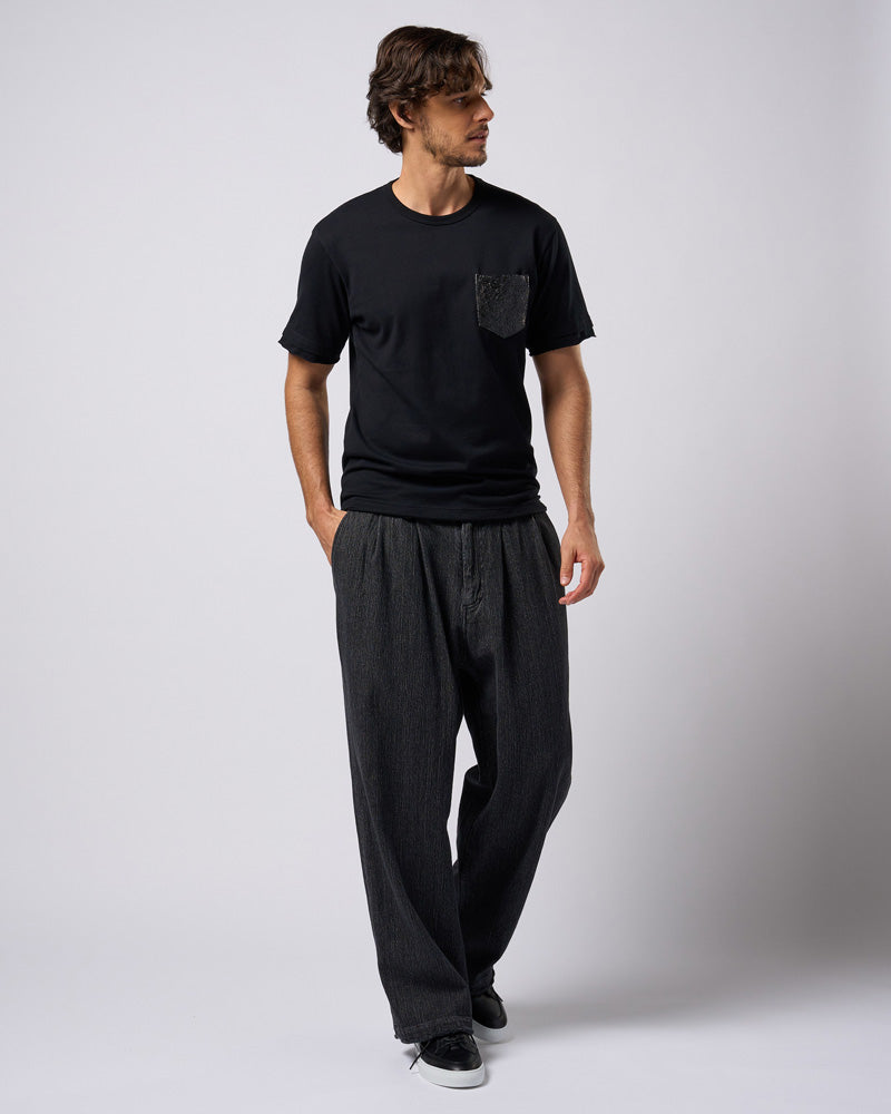 2-tuck wide trousers