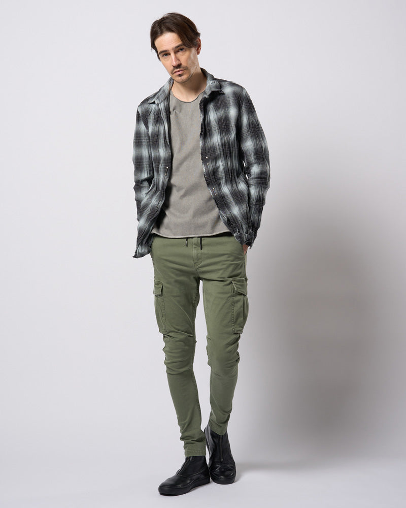 tight jersey cut-off S/S