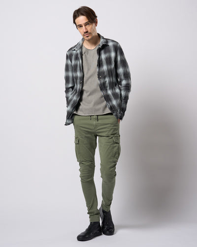tight jersey cut-off S/S