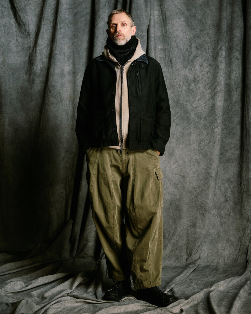 heavy moleskin short coverall jacket – wjk online store