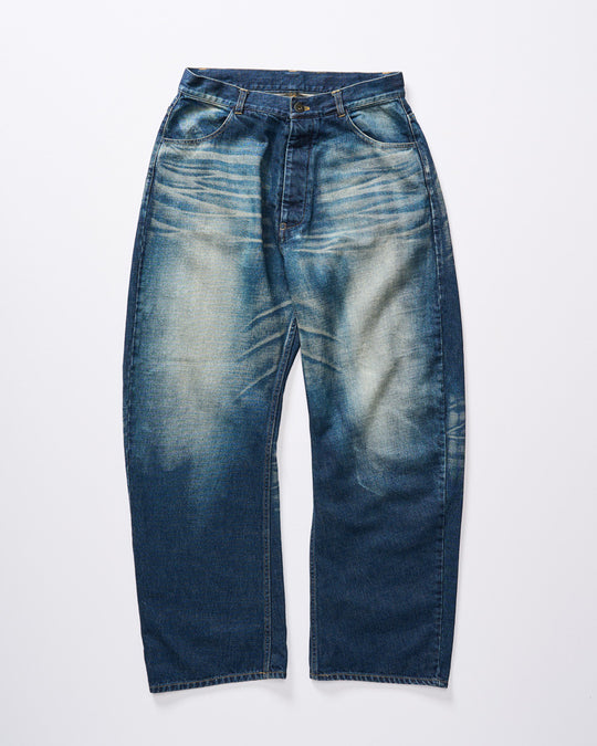 グ*ン様 W172 wjk banana denim pants L インディゴ wjk・ダブルジェイケイ 【正規取扱店】 オフサイド OFFSIDE