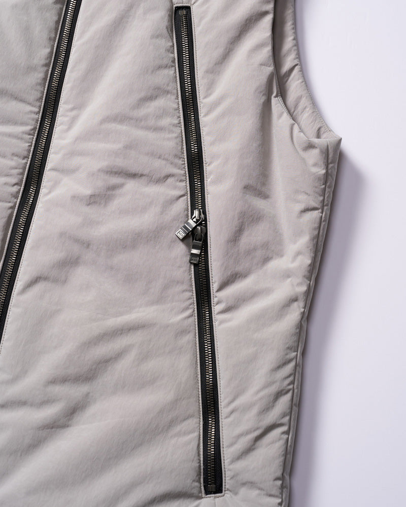 solid zip vest