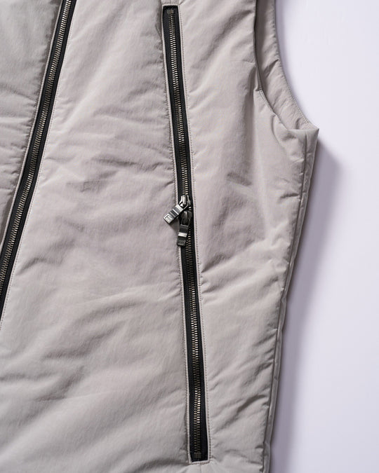 solid zip vest