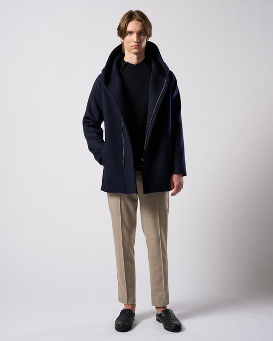comfort pin-tuck slim slacks
