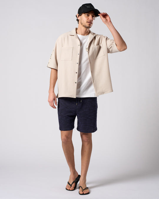 【muta × wjk】knit jacquard relax shorts