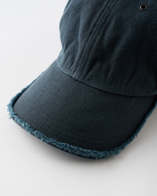 cotton linen herringbone aging B.B.cap